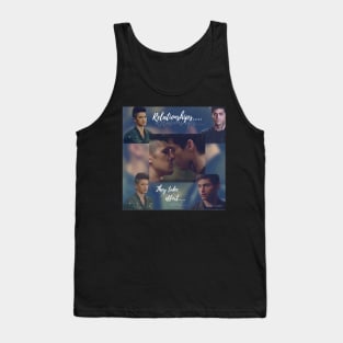 Malec: Relationship, they take effort. Tank Top